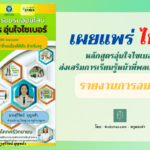 รายงานการอบรม หลักสูตรอุ่นใจไซเบอร์ ไฟล์เวิร์ด พร้อมหน้าปก แก้ไขได้