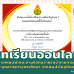 บทเรียนออนไลน์ การพัฒนาทักษะด้านดิจิทัลสำหรับข้าราชการครูและบุคลากรทางการศึกษา จากสพป.ชัยภูมิเขต 3 ครูตอเต่า