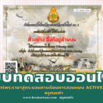 เรื่อง ศาสตร์พระราชาสู่กระบวนการเรียนการสอนแบบ Active Learning ครูตอเต่า