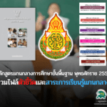 หลักสูตรแกนกลางการศึกษาขั้นพื้นฐาน พุทธศักราช 2551 ตัวชี้วัดและสาระการเรียนรู้แกนกลาง