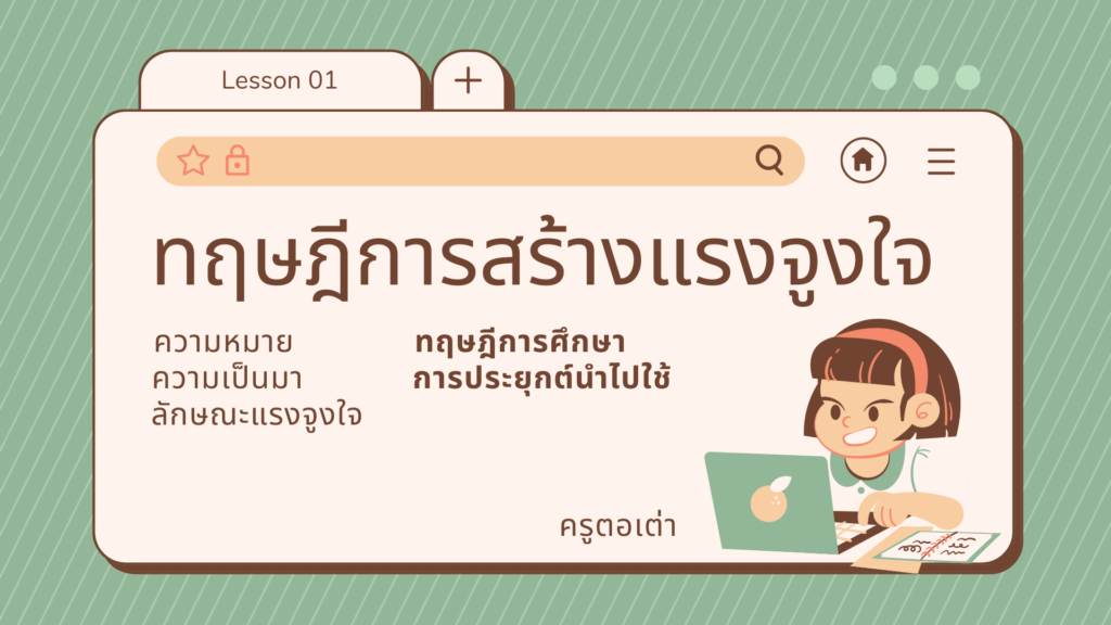 ทฤษฎีการสร้างแรงจูงใจ การสร้างผลิตผลในการทำงานให้มีประสิทธิภาพ