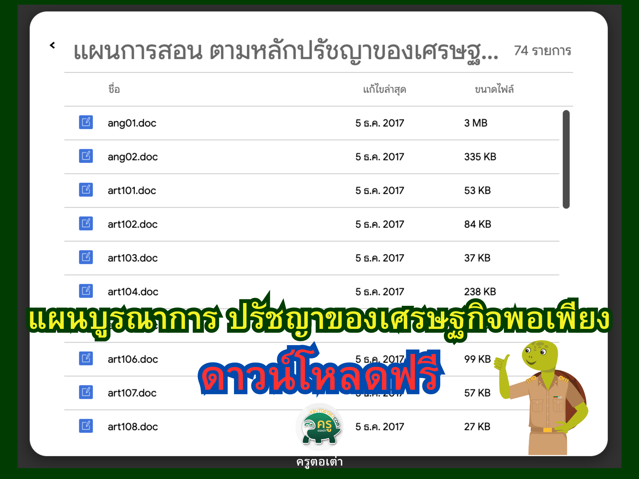 ไฟล์แผนบูรณาการ ปรัชญาของเศรษฐกิจพอเพียงทุกระดับชั้น ไฟล์ word docx download ออนไลน์ 2566