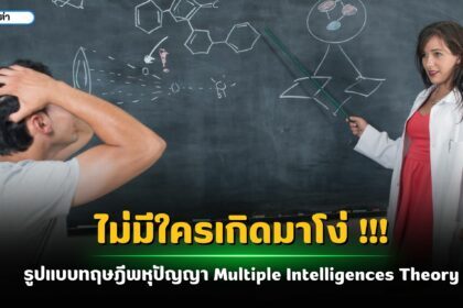 ไม่มีใครเกิดมาโง่ รูปแบบทฤษฎีพหุปัญญา Multiple Intelligences Theory