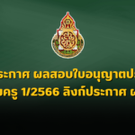 ลิงก์ประกาศ ผลสอบใบอนุญาตประกอบวิชาชีพครู 1/2566 ลิงก์ประกาศ ผลสอบ