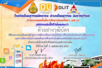 เกียรติบัตรออนไลน์ฟรี 2567 แบบทดสอบหลักสูตรการจัดการเรียนการสอนด้วยการศึกษาทางไกลผ่านดาวเทียม DLTV ต้องผ่าน 80