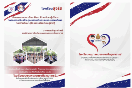 เผยแพร่ผลงานทางวิชาการ การขับเคลื่อนโครงการโรงเรียนสุจริต ด้วยธรรมาภิบาลของผู้บริหารโดยใช้นวัตกรรม NONGSAENG Model 2568